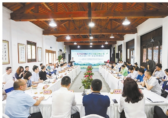 余杭區(qū)百丈鎮(zhèn)邀請鄉(xiāng)村人才共商低碳未來鄉(xiāng)村建設.jpg